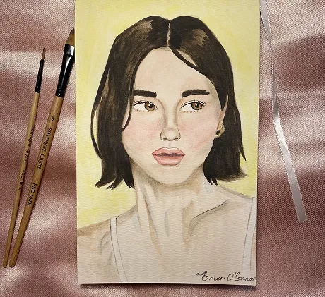 Gracie Abrams painting